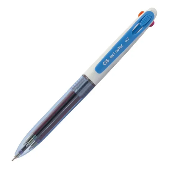 Caneta Esferografica Cis Color 4x1 0.7mm Foto 1