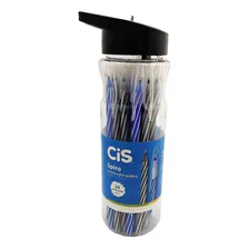 Caneta Esferográfica Cis Spiro Pote Com 24 Unidades Foto  mini 1