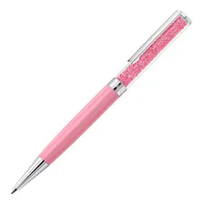 Caneta esferográfica cristalina Swarovski Mod 5351074 rosa Foto  mini 1
