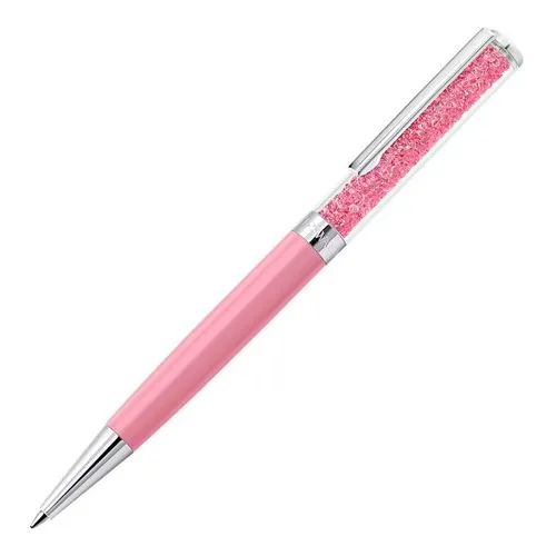 Caneta esferográfica cristalina Swarovski Mod 5351074 rosa Foto 1