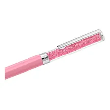 Caneta esferográfica cristalina Swarovski Mod 5351074 rosa Foto mini  3