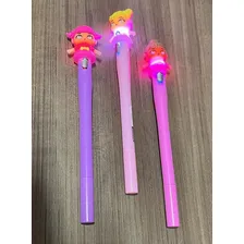 Caneta Esferográfica Decorada Bonequinha Kit Com 2 Peças Foto mini 3