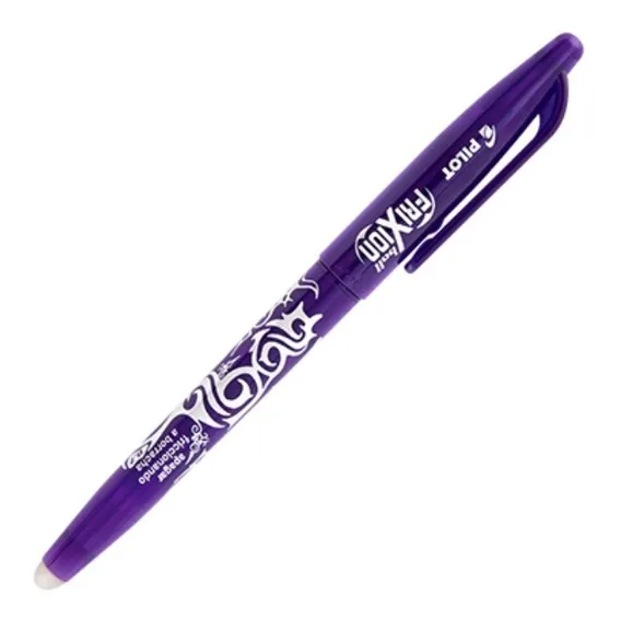 Caneta Esferográfica Frixion 0.7 Violeta Escreve Apaga Pilot Foto 1