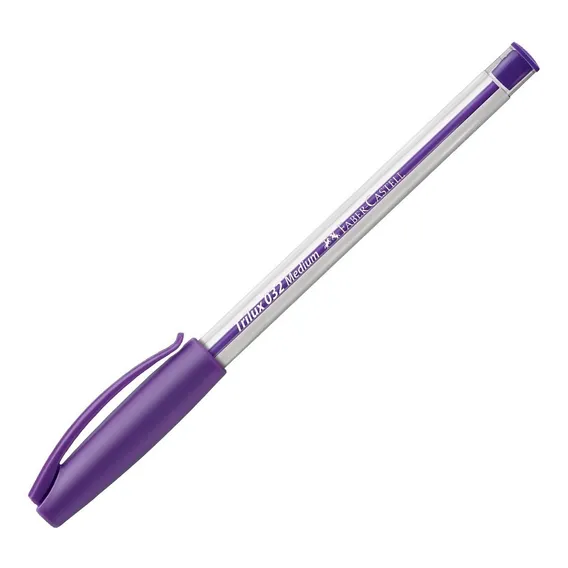 Caneta Esferográfica Trilux Colors Roxo 032 Faber-castell Foto 1