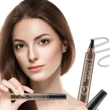 Caneta Fio A Fio Henna Microblading Tatoo Cor Marrom-escuro Foto mini 1