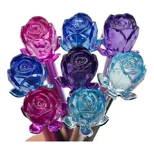 Caneta Flor Cristal Ponta Fina - 50 Unidades Tinta Azul Exterior Foto mini  2
