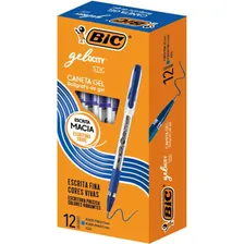Caneta Gel Bic Gelocity Azul Caixa Com 12 Foto mini 1