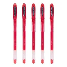 Caneta Gel Uniball 0.7mm Signo Neo Kit 5 Un. A Cor Tinta 5 Vermelha Foto mini 1