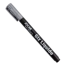 Caneta Giz Líquido Para Lousa Quadro Negro Etiqueta Prata Foto mini 1