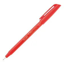 Caneta Hidrográfica Pilot Office Pen 1mm Vermellha Com 12un Foto mini  2