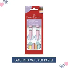Caneta Hidrografica Tons Pastel Vai E Vem 6 Cores Faber-cast Foto mini 3