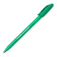 Caneta Kilométrica Esferográfica 0.1mm Verde - Paper Mate Foto  mini 1