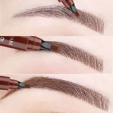 Caneta Lápis Microblading Sobrancelha Cor Marrom escuro/Unidade Foto mini  3