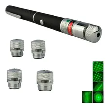 Caneta Laser Pointer Verde 5000mw Lt-404 Laser Caneta Preta Foto mini 3