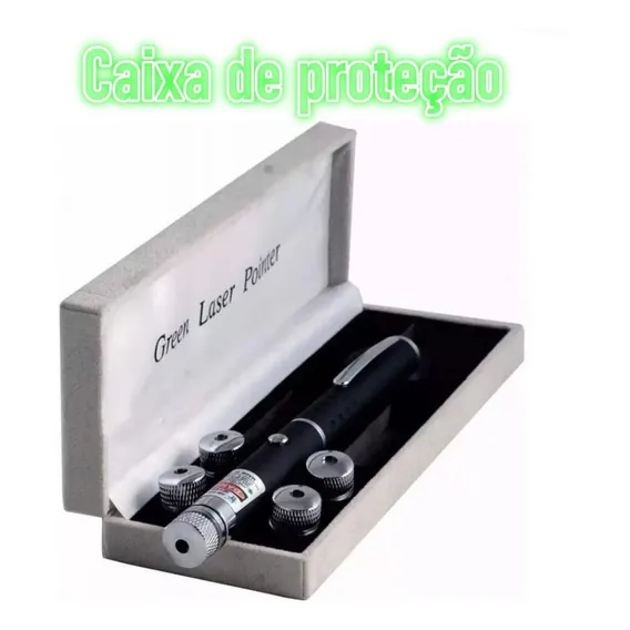 Caneta Laser Pointer Verde Lanterna 1000mw Até 7km Foto 1