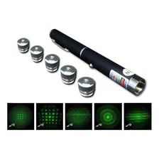 Caneta Laser Verde 1000mw - 9km Alcance - 5 Ponteiras Foto mini  3