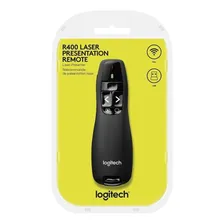 Caneta Logitech R400 Apresentador Multimídia Lazer Sem Fio Negro Foto mini 1