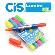 Caneta Marca Texto Cis - Lumini Gel - 5 Cores Foto mini  2