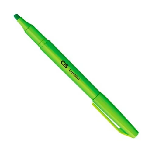 Caneta Marca Texto Cis Lumini Verde - Sertic Foto 1