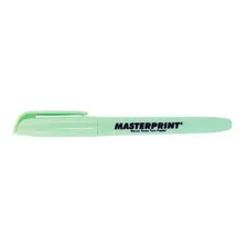 Caneta Marca Texto Cores Pastel Com 06 Unid. Masterprint Cor Verde Foto mini 1