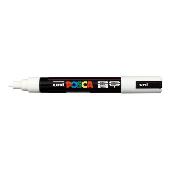 Caneta Marcador Branca Uni-ball Posca Pc-5m Foto 1