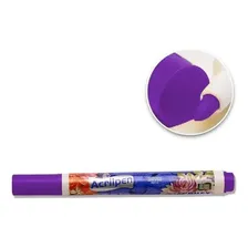 Caneta Marcador Para Tecido Acrilpen Acrilex Cor Violeta Foto mini 4