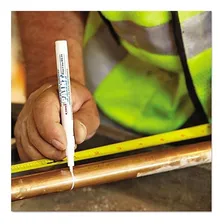 Caneta Marcador Permanente Industrial Uni Paint Marker Px 21 Marcador Uni Paint Marker Roxa Foto mini 4