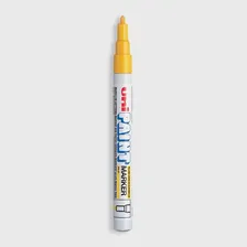 Caneta Marcador Permanente Uni Paint Marker Cor Amarelo Foto mini 2
