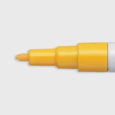 Caneta Marcador Permanente Uni Paint Marker Cor Amarelo Foto mini 3
