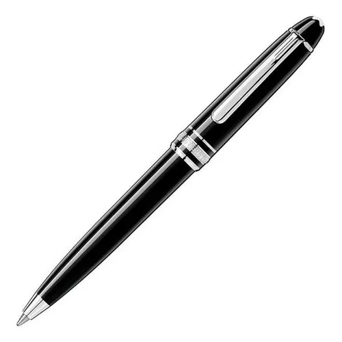 Caneta Mont Blanc Classic 164 Esferográfica Platinum Foto 1