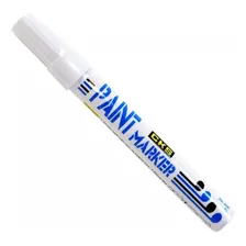 Caneta Paint Marker Marcador Industrial Permanente Branco C4 Foto mini 4