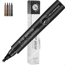 Caneta Para Sobrancelha Fio A Fio Tattoo Microblading Cor #5 Preto Foto  mini 1