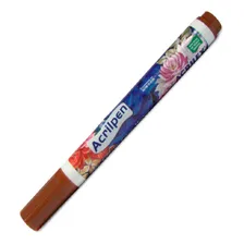 Caneta Para Tecido Acrilex Acrilpen 531 Marrom Foto mini 1