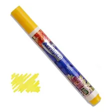 Caneta Para Tecido Acrilex Acrilpen Amarelo Ouro 505 Foto mini 2