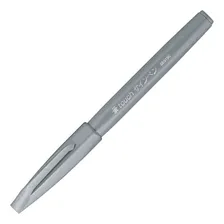 Caneta Pentel Brush Sign Pen Touch - Cinza Foto mini 1