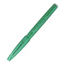 Caneta Pentel Brush Sign Pen Touch - Verde Foto mini 1