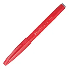 Caneta Pentel Brush Sign Pen Touch - Vermelho Foto  mini 1