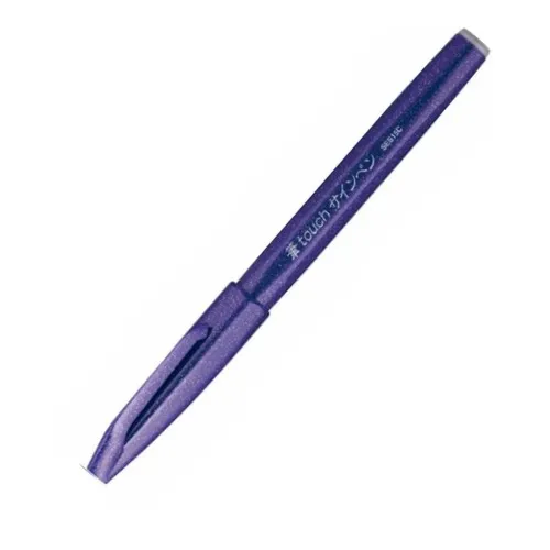 Caneta Pentel Brush Sign Pen Touch - Violeta Foto 1