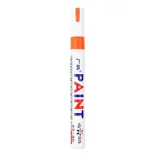 Caneta Permanente A Prova D' Água Paint - Marcador Pneu Cor da tinta Laranja Foto mini 2