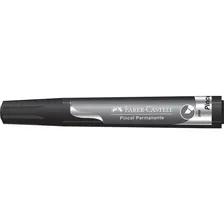 Caneta Pincel Marcador Permanente Faber Castell Preto Foto mini  3
