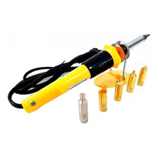 Caneta Pirografo Gravador Soldador 220v 6 Pontas Com Suporte Foto mini 2