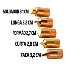 Caneta Pirografo Gravador Soldador 220v 6 Pontas Com Suporte Foto mini 3
