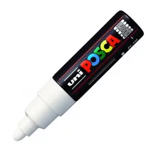 Caneta Posca Uni-ball Pc-7m 4.5-5.5mm - Branca Foto mini 1