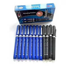 Caneta Q Apaga A Fricção - Apaga Fácil Em Azul 0,8 Kit C/12 Cor do exterior AZUL E PRETA Foto mini  2