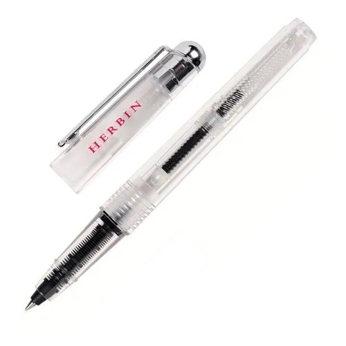 Caneta Roller Ball J Herbin Transparente 22300t Cor da tinta Preto Foto 1