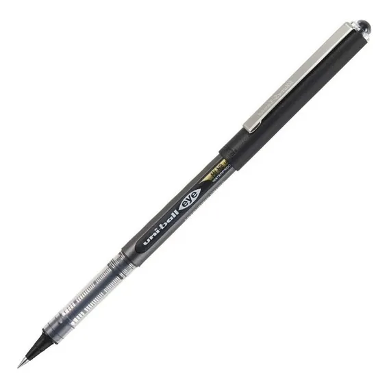 Caneta Rollerball Ub-150 Eye Ultra Micro Preta 0.38m Uniball Foto 1