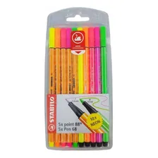 Caneta Stabilo Neon 5 Point 88 + 5point 68 Foto mini 2