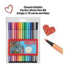 Caneta Stabilo Pen 68 - Conjunto Com 15 Cores Foto mini 4