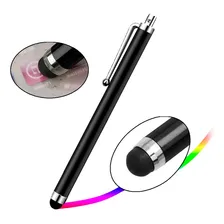 Caneta Stylus Touch Screen Tubo Preto Foto mini 1
