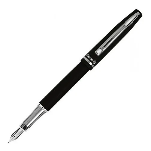 Caneta Tinteiro Pelikan Jazz Preta Foto 1